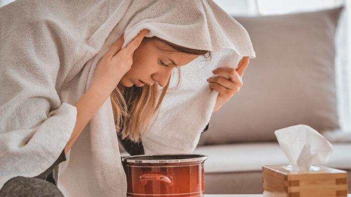 steam inhalation at home